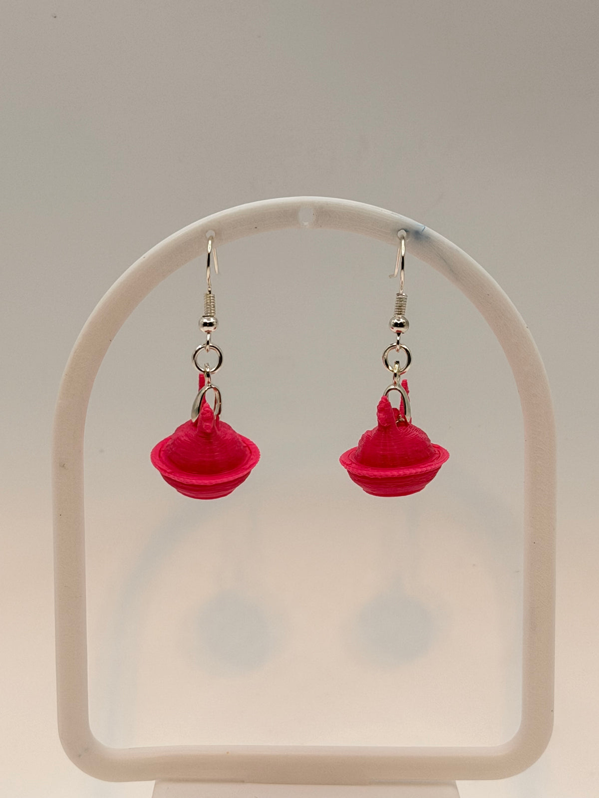 Tiny Hen On Nest Earrings