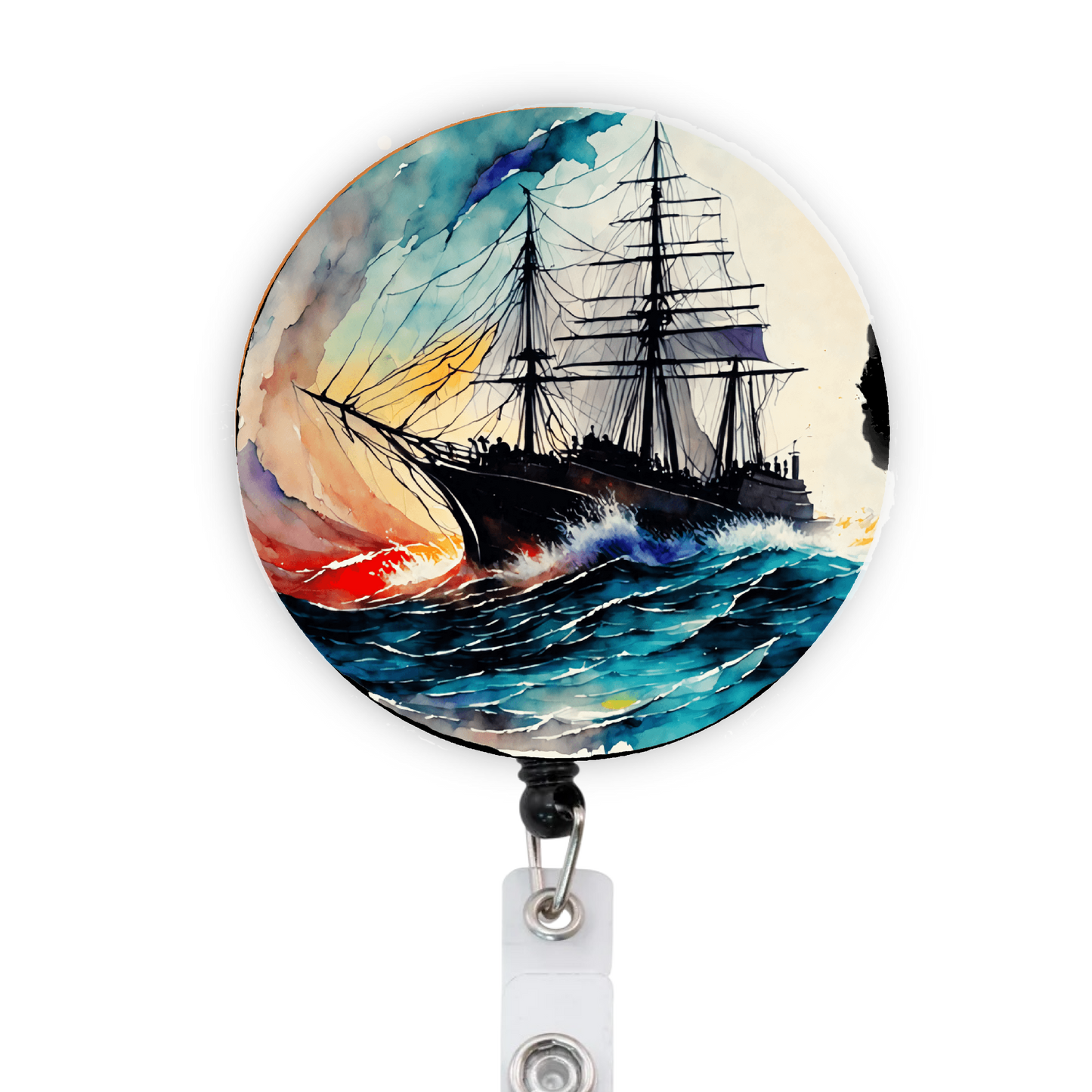 Old Ship Attached Badge Reel