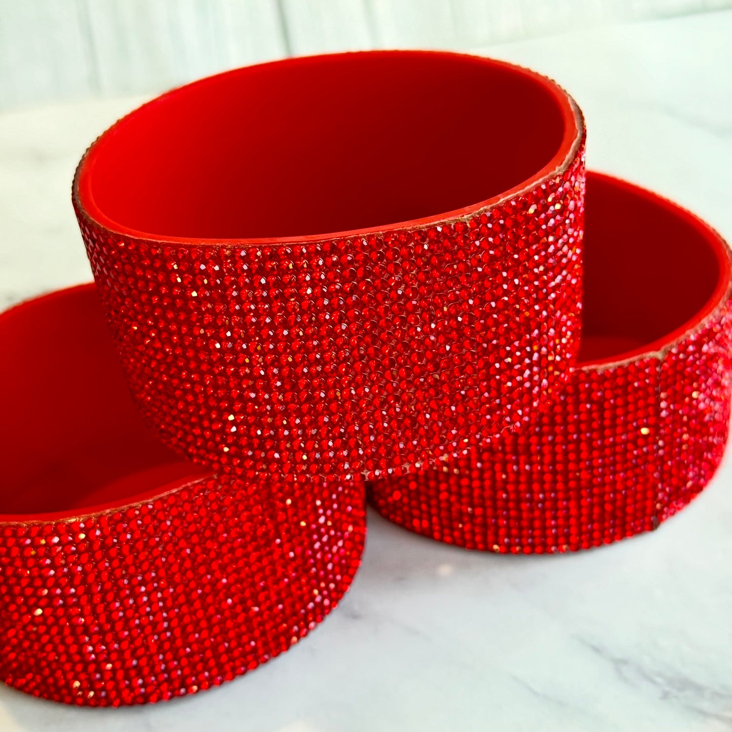 RED GARNET BLING Tumbler Boot