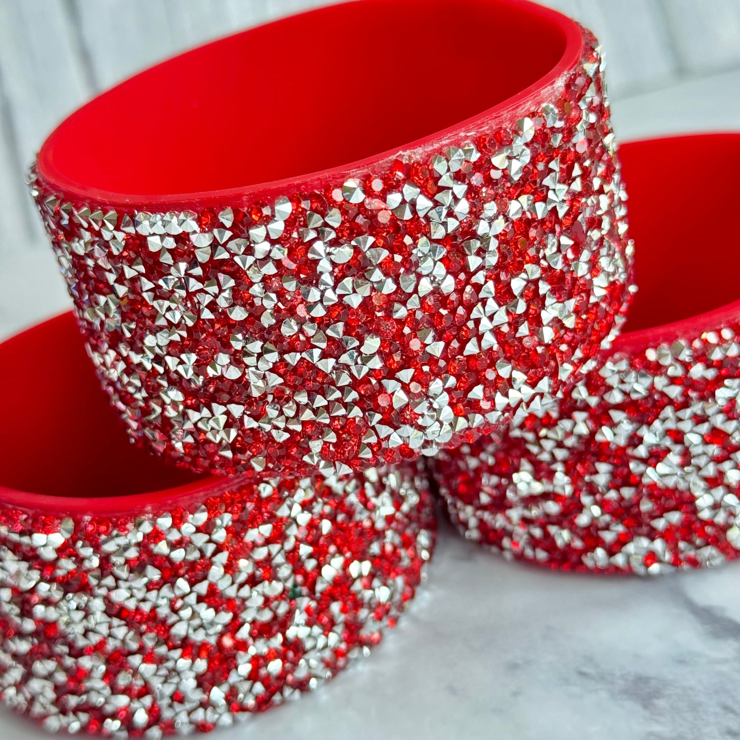 Peppermint Druzy BLING Tumbler Boot