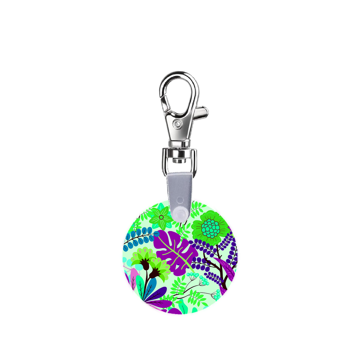 Tropical Smart CodeClip Keychain