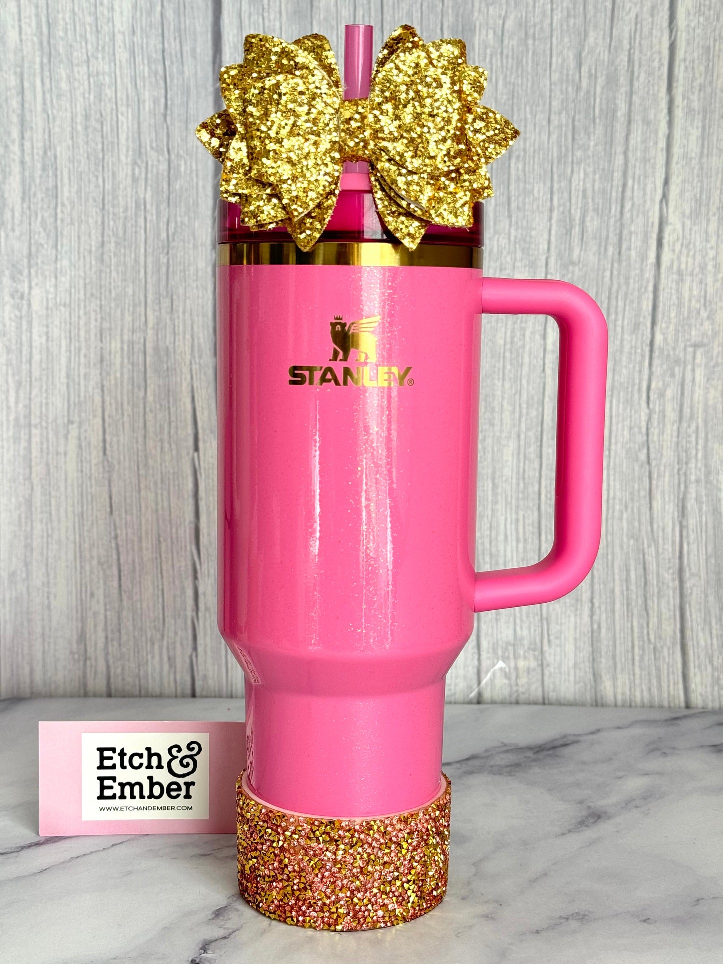 Glinda Pink Druzy Tumbler Boot