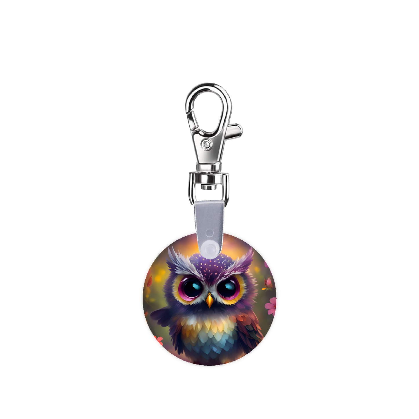 Cute Owl Smart CodeClip Keychain