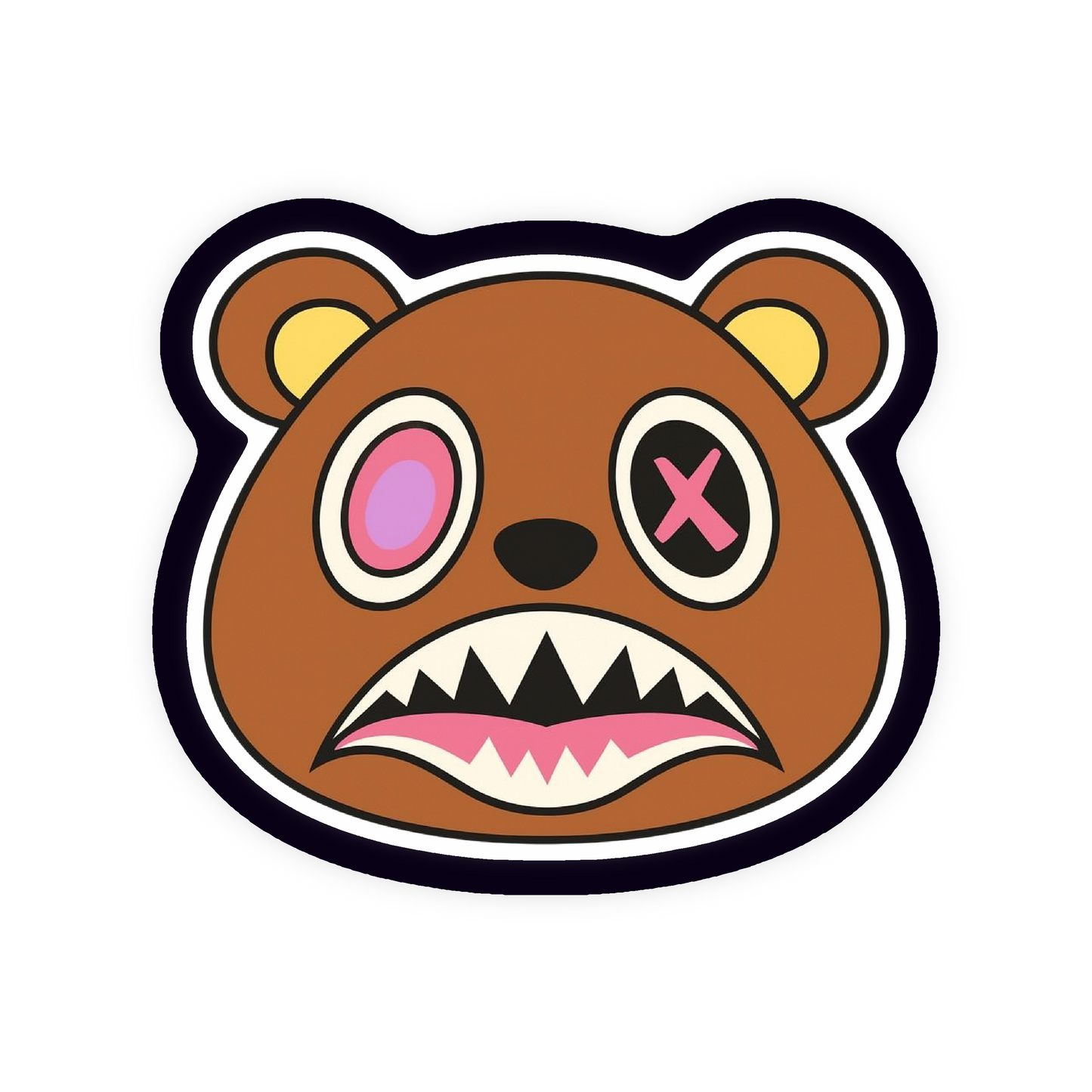 Bad Bear Iron On Glitter Patch Pop Culture