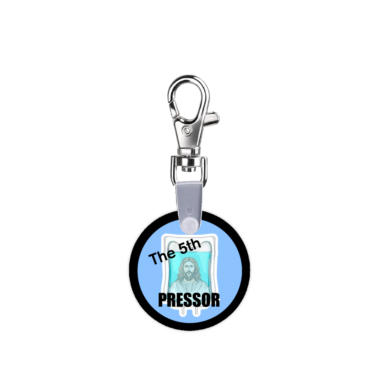 The 5th Pressor Jesus Smart CodeClip Keychain