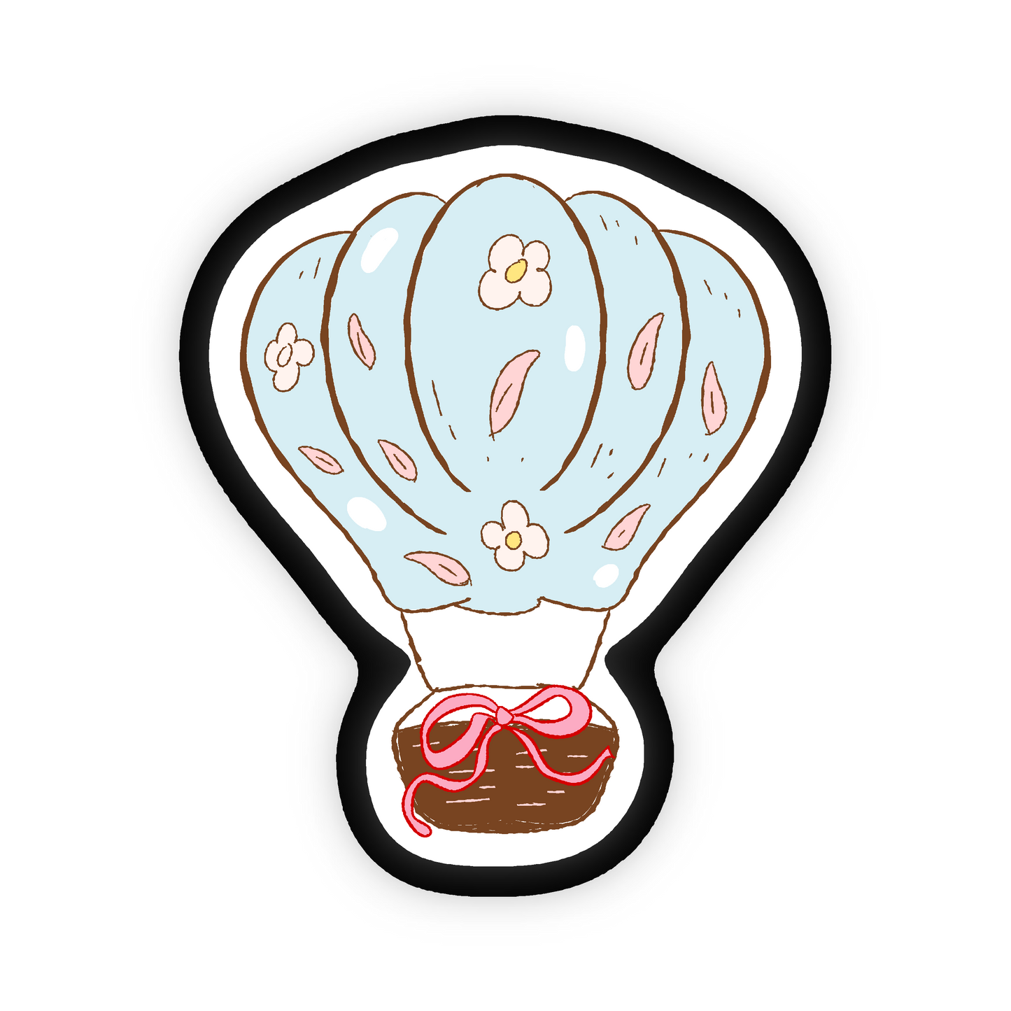 Pink Hot Air Balloon Coquette GlamClip