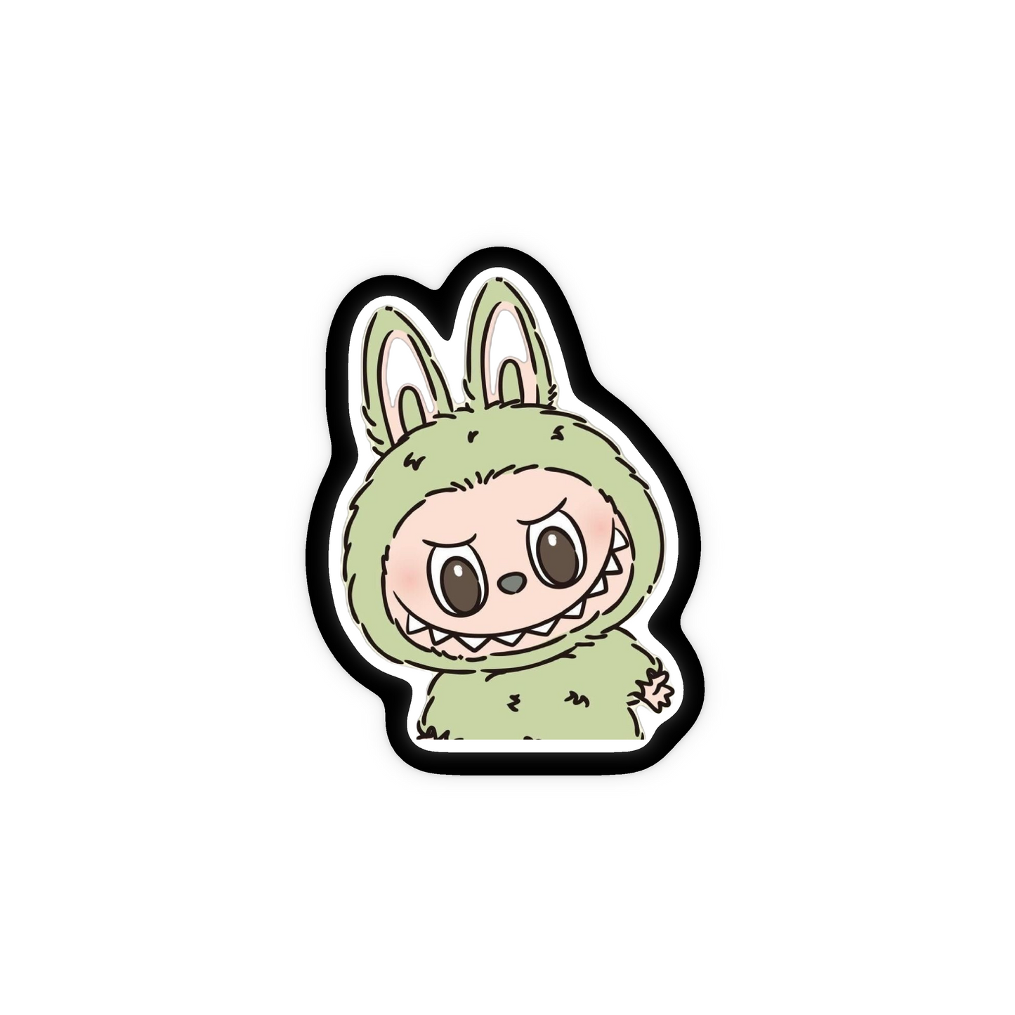 Green Labubu GlamClip