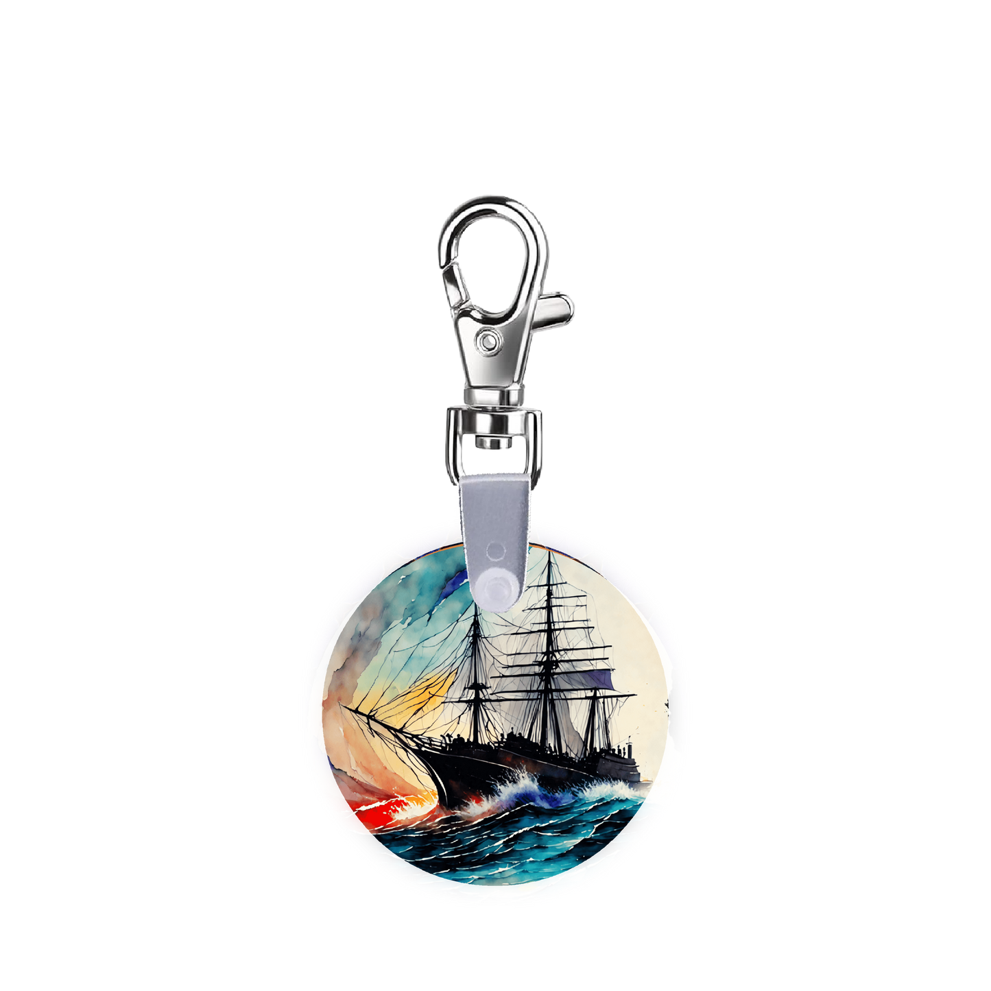 Old Ship Smart CodeClip Keychain