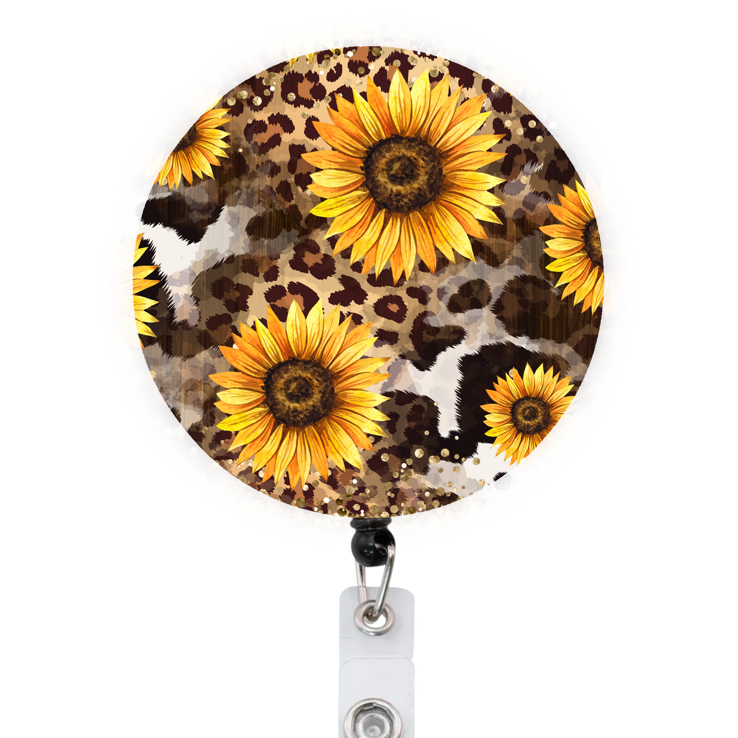 Sunflower Attached Badge Reel