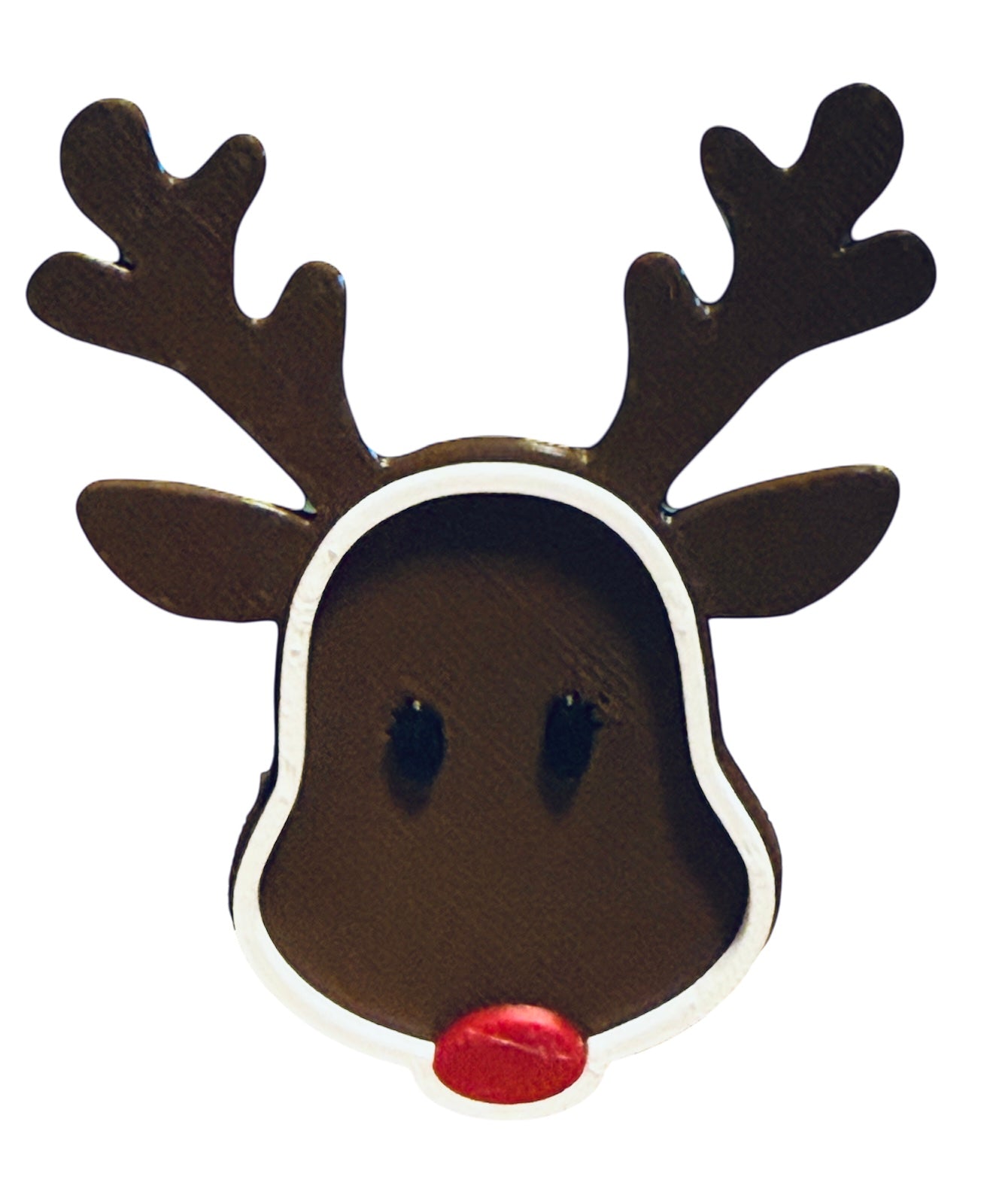 Reindeer Badge Reel Charm