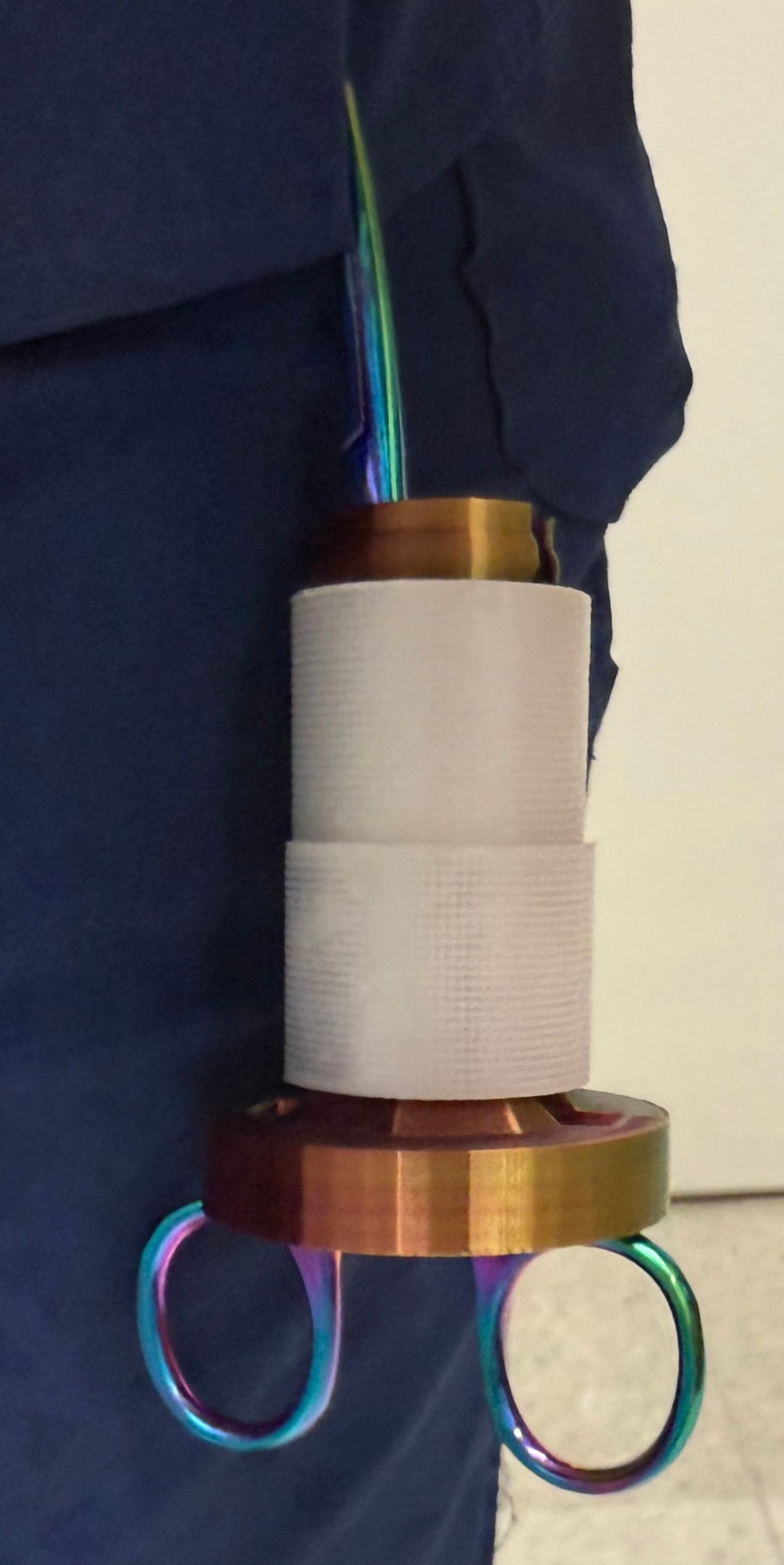 Hemostat Tape Roll Holder For Nurses, Techs and Healthcare Professionals. EMT and Paramedic