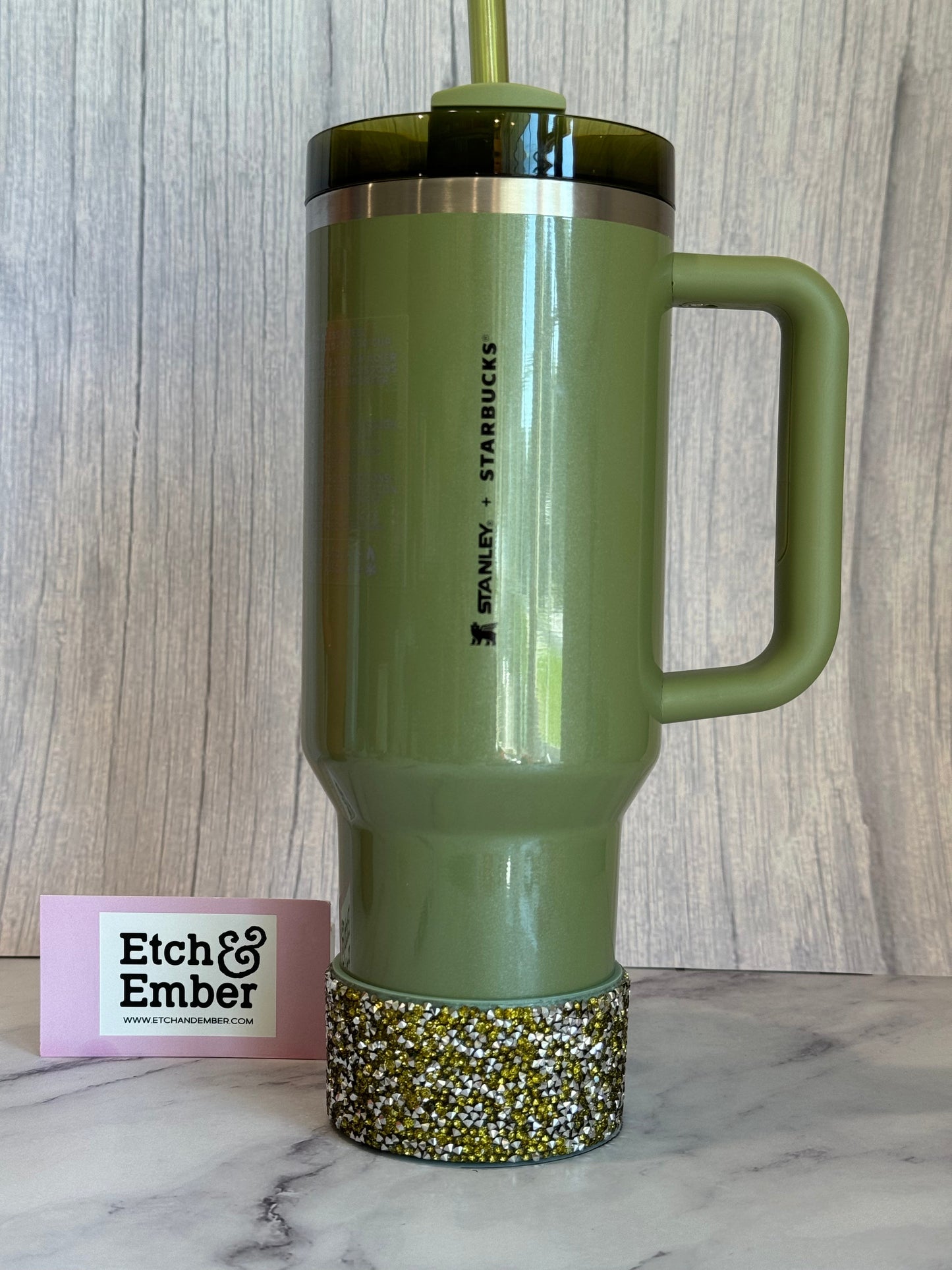 OLIVE DRUZY BLING Tumbler Boot