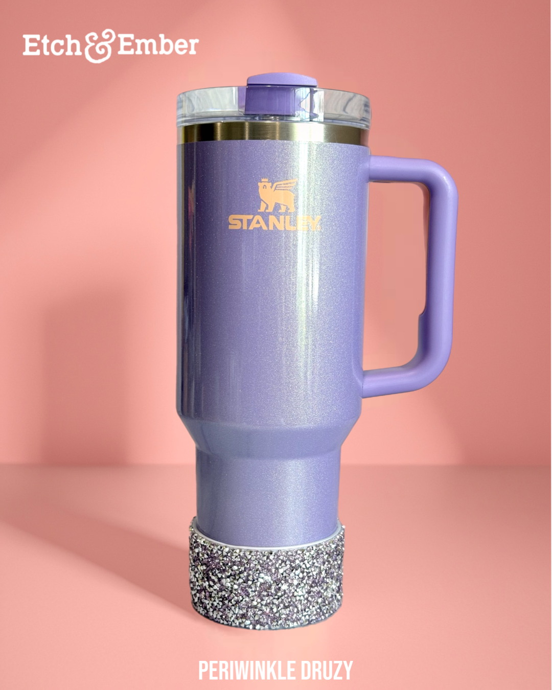 Periwinkle Druzy BLING Tumbler Boot