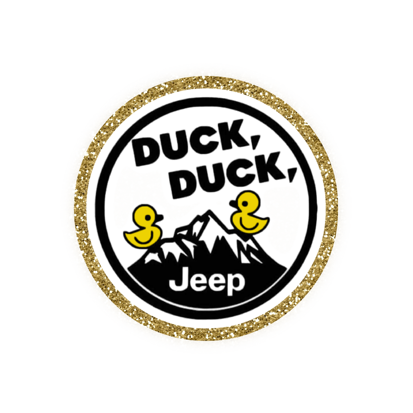 Jeep Iron On Glitter Pop Culture Patch