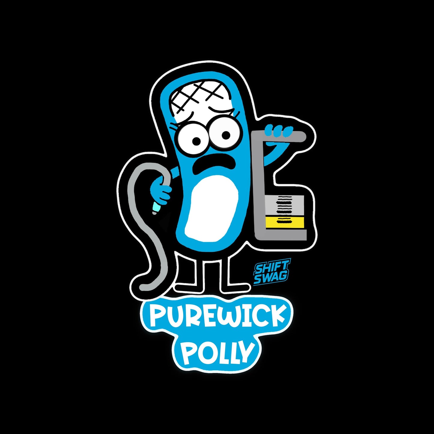 Badge Reel Code Cart Crew Purewick Polly
