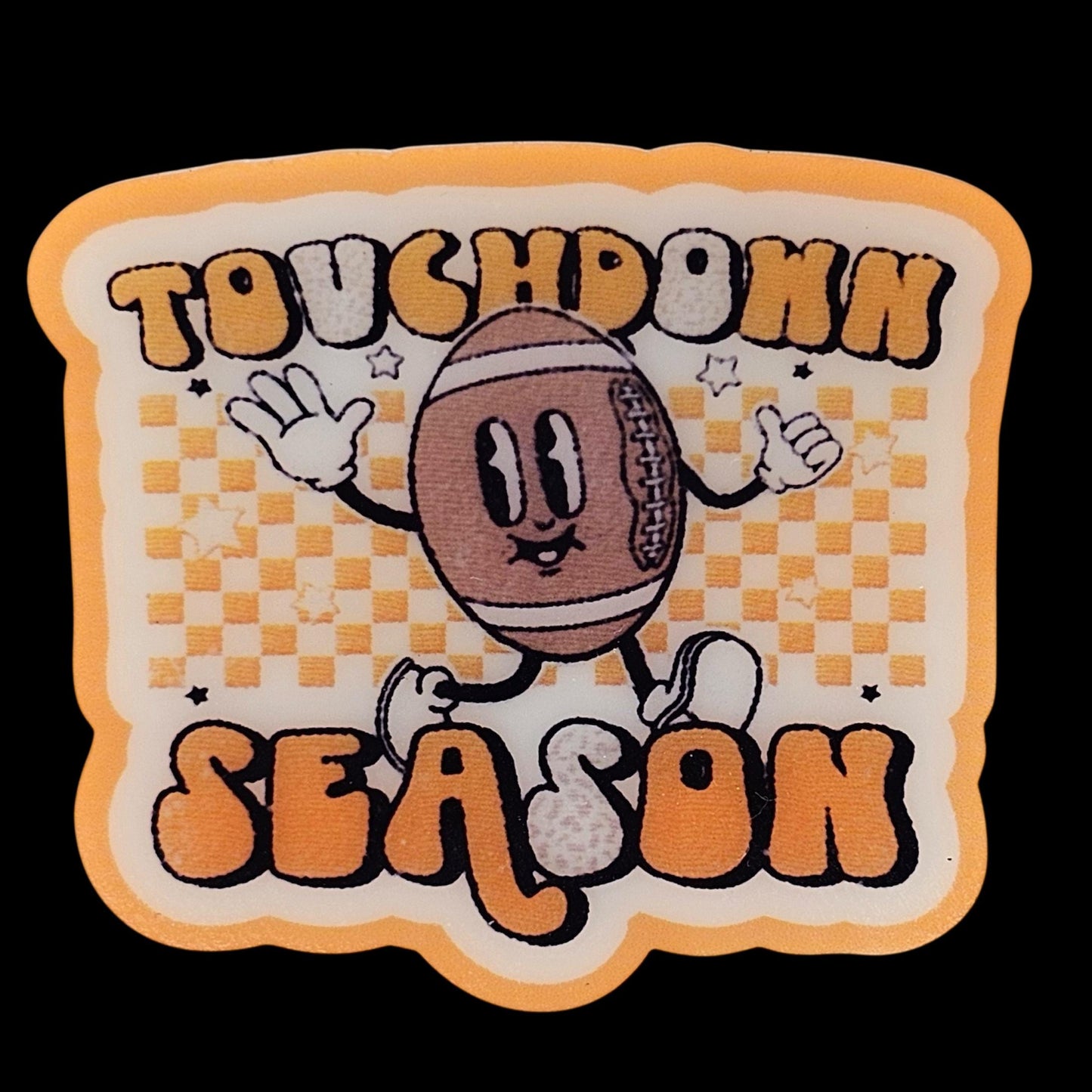Badge Reel Orange Touchdown Season