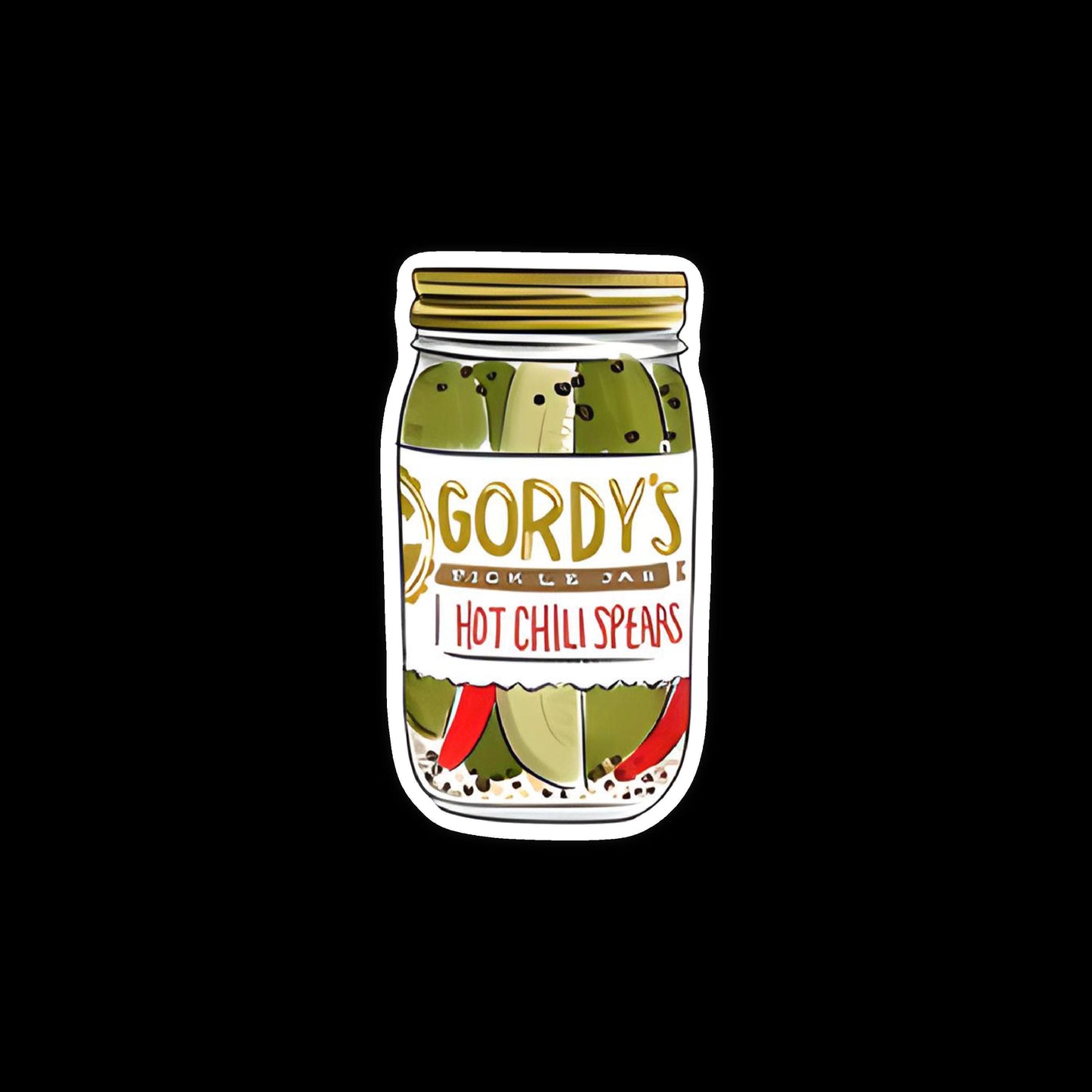 Badge Reel Pickle Jar