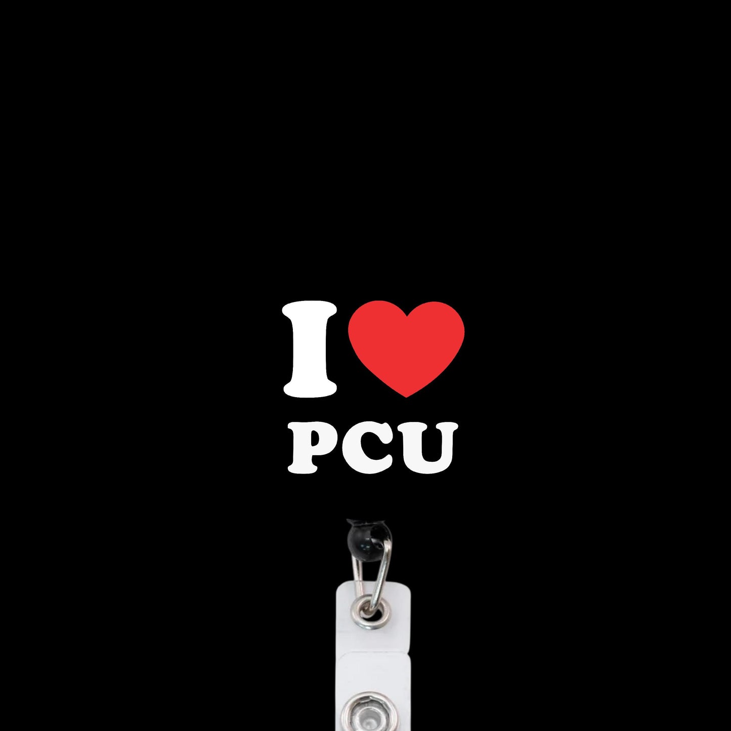 I Heart PCU Badge Reel