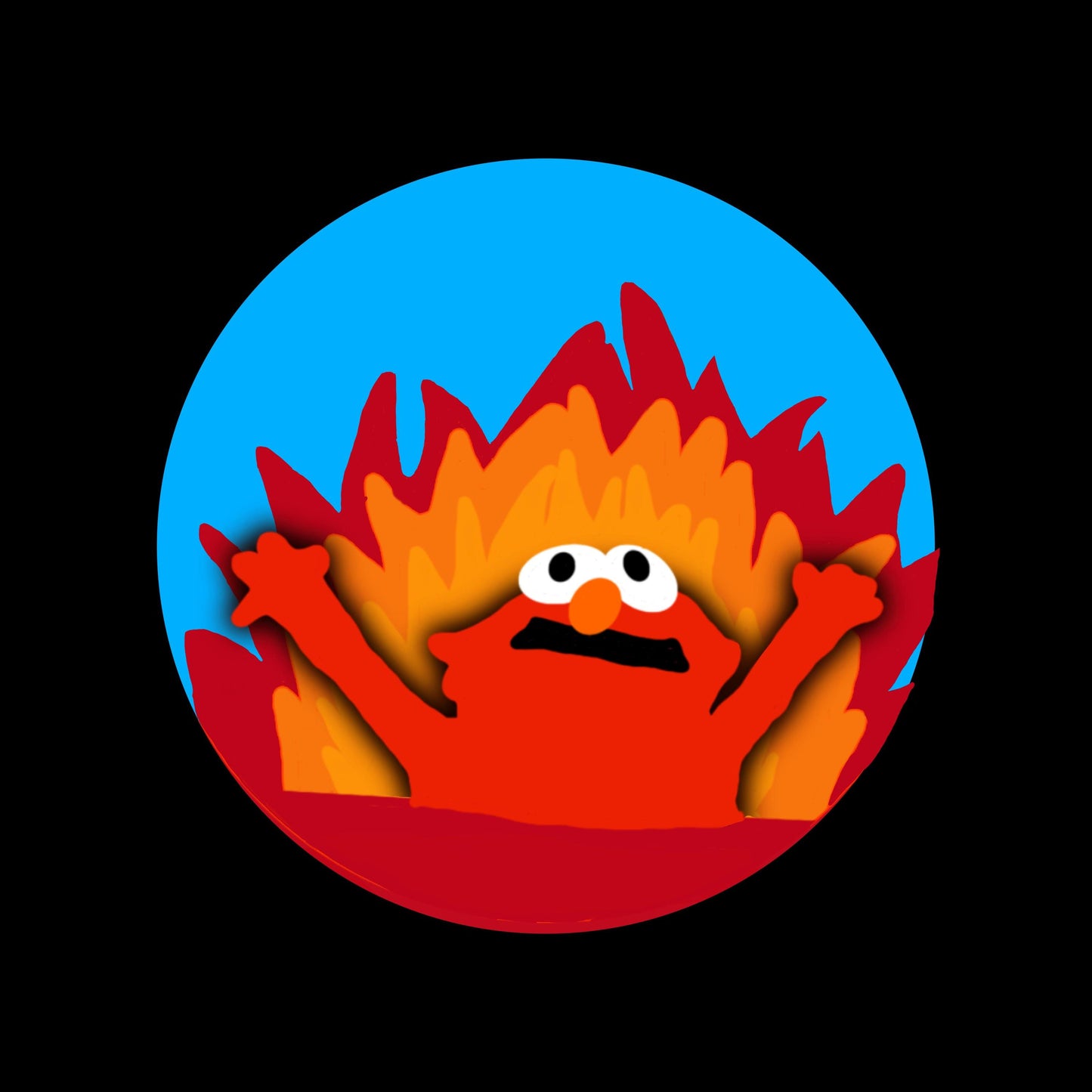 Elmo On Fire Badge Reel