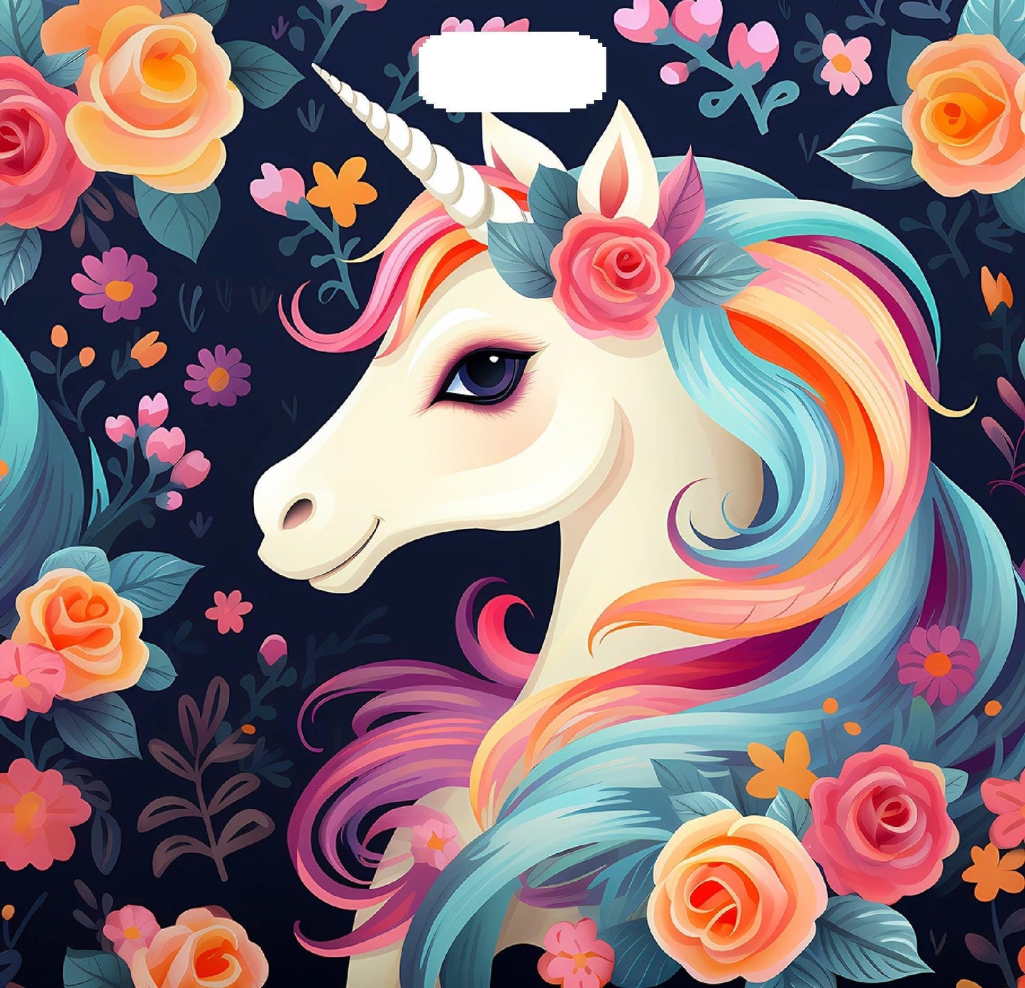 GlamCard™ Sweet Unicorn Shoe (Croc) Charm Card