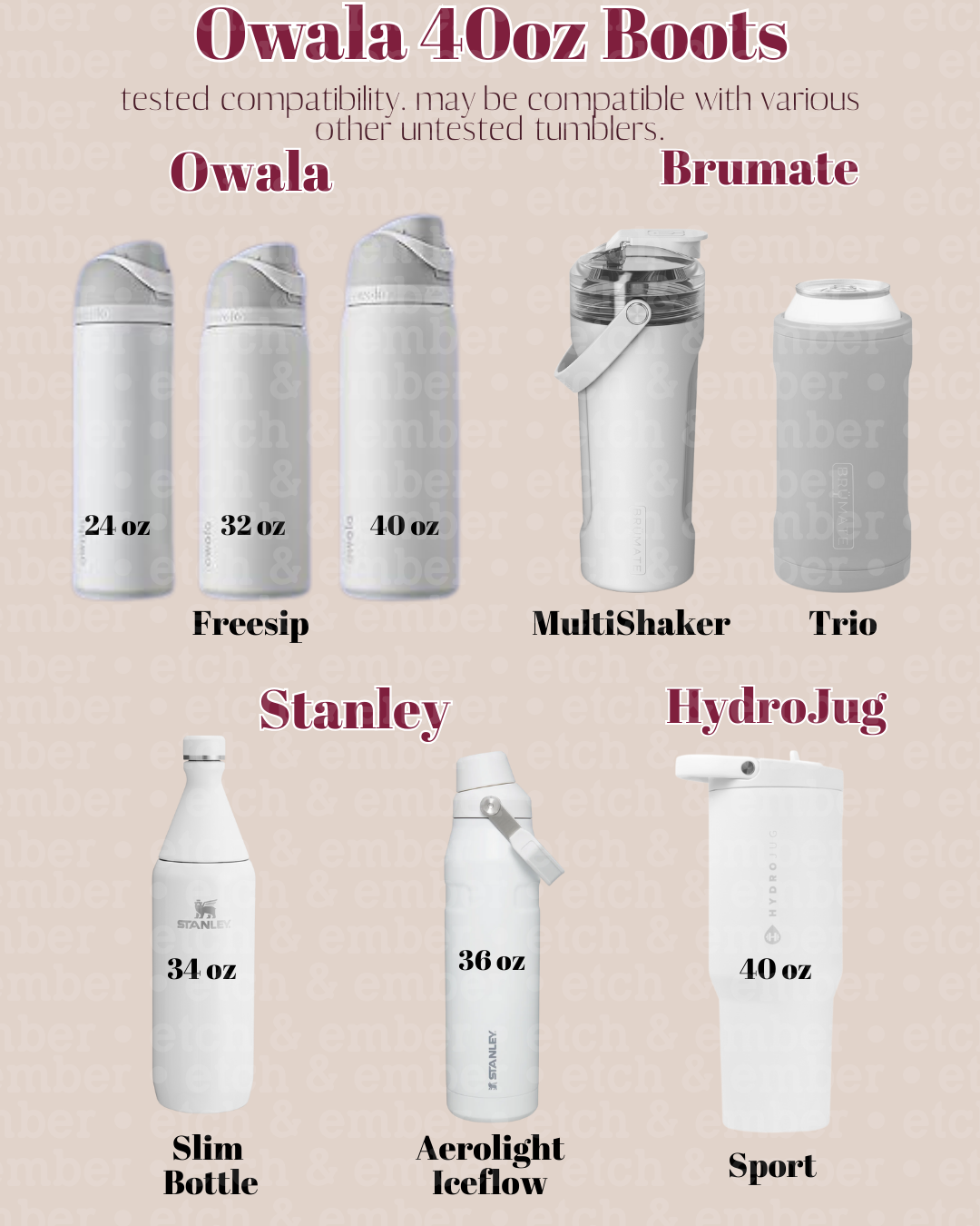 GLITTER Tumbler Boot Owala