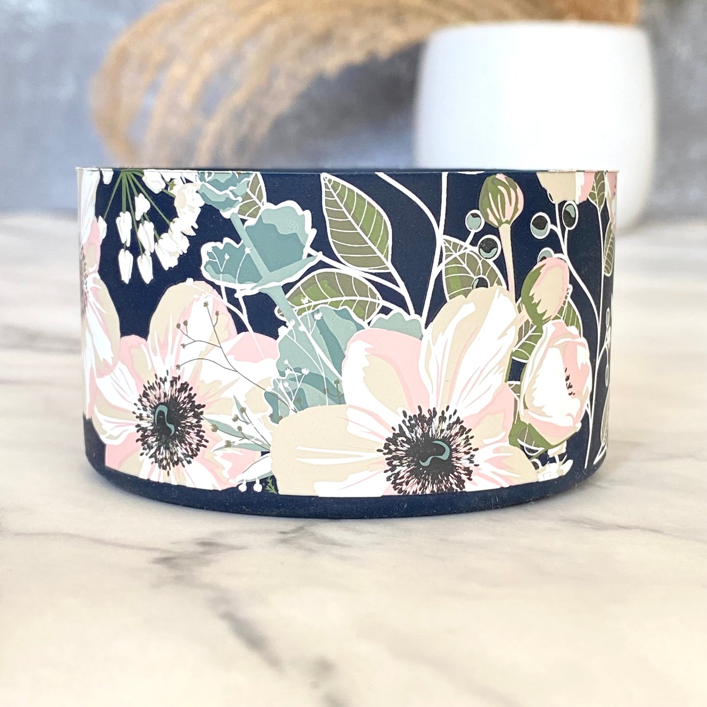 NAVY PINK POPPIES Tumbler Boot