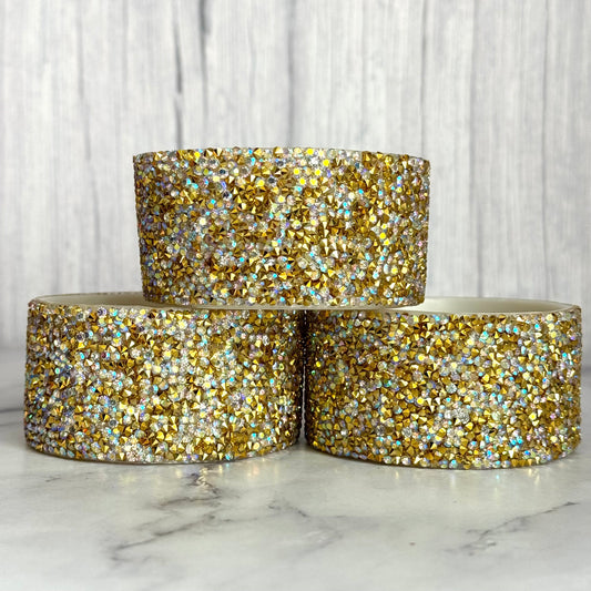 Ice Gold Druzy BLING Tumbler Boot