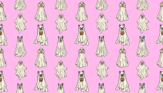 Light Pink Ghost Dogs Halloween SwagBand