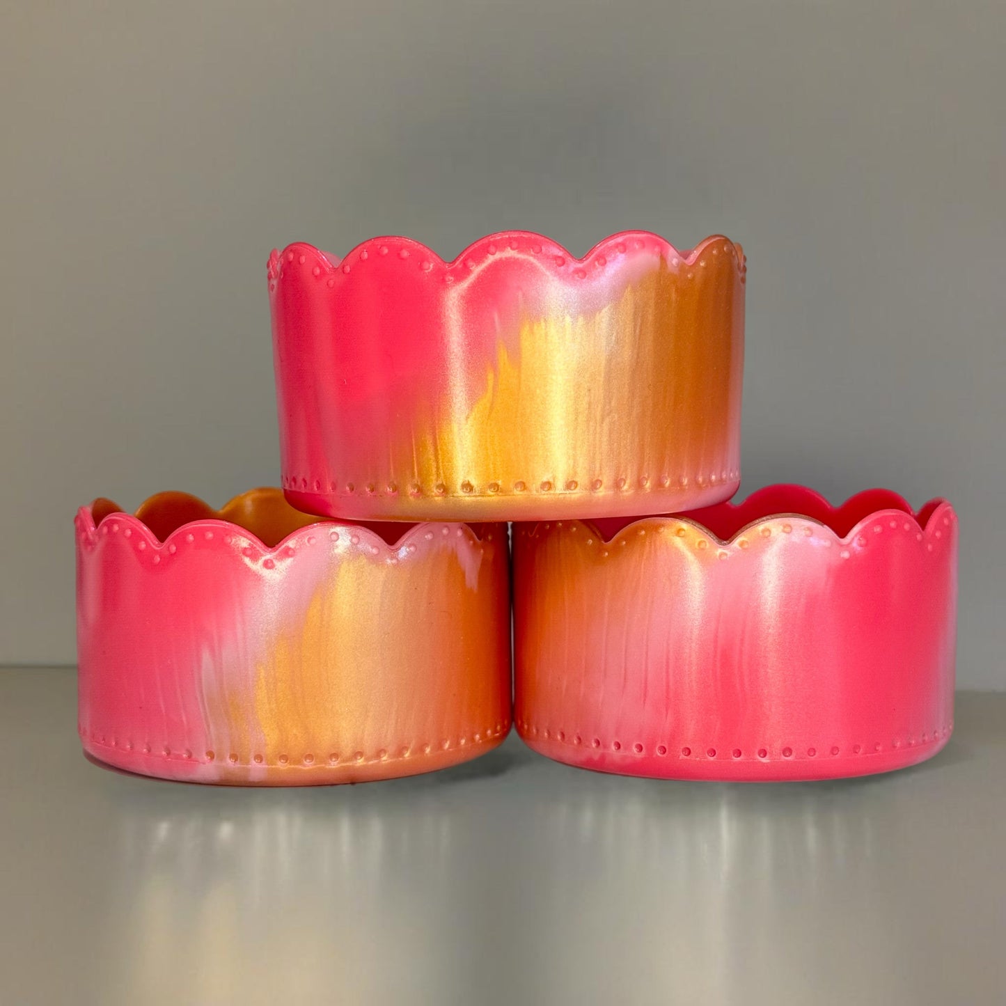 Pink Parade Remix Scallop Tumbler Boot