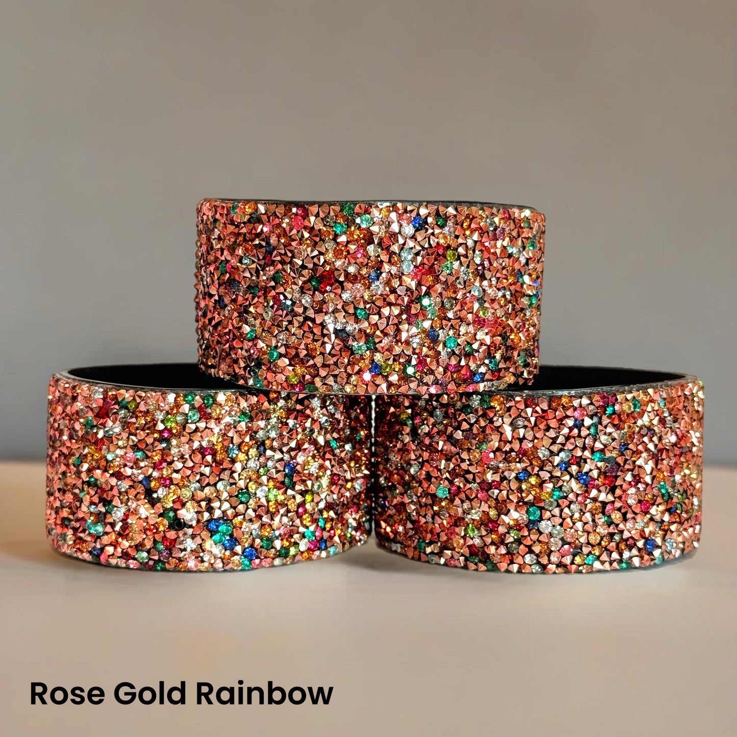 Rose Gold Rainbow Druzy BLING Tumbler Boot