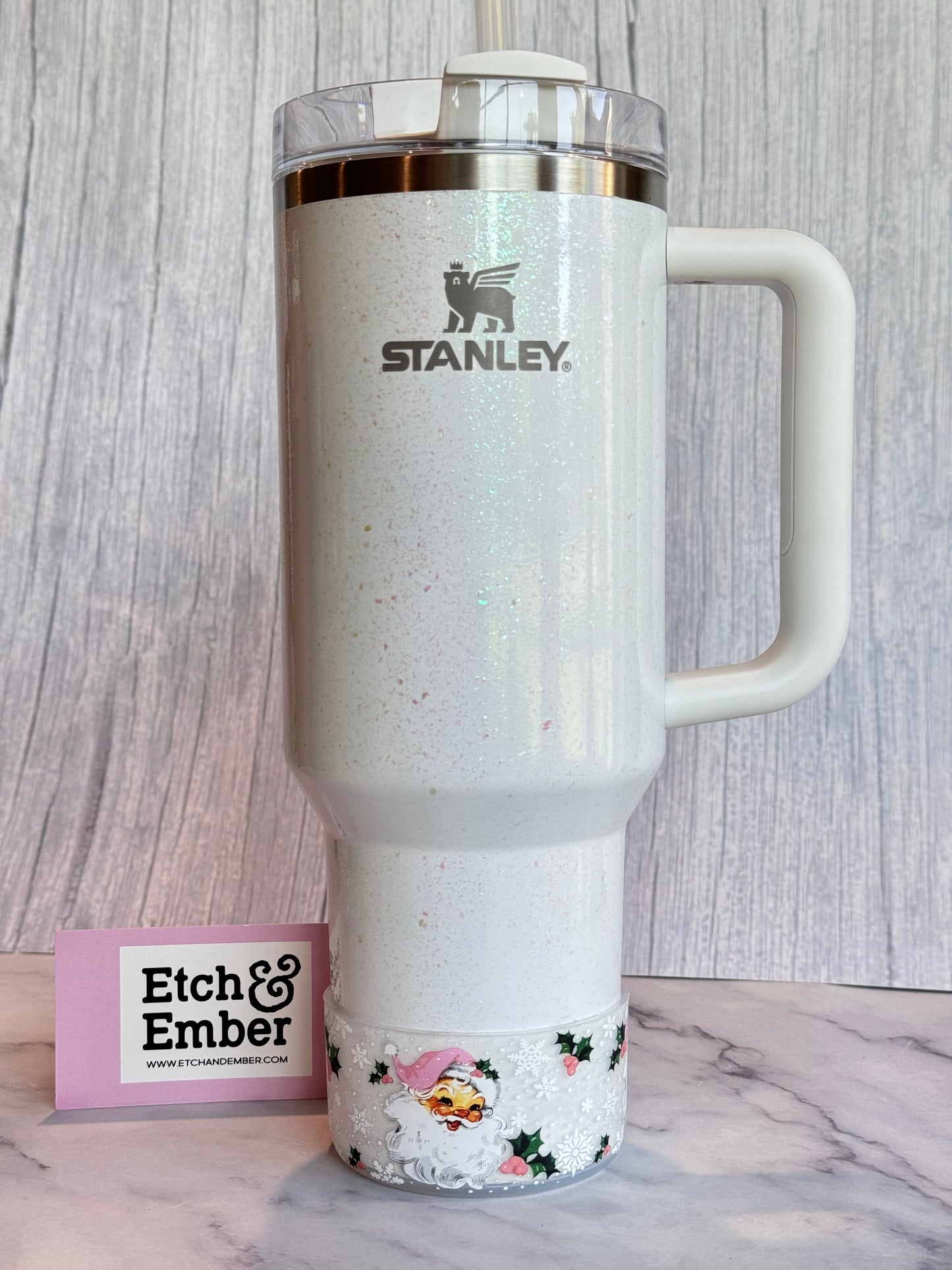 PINK VINTAGE Santa Tumbler Boot