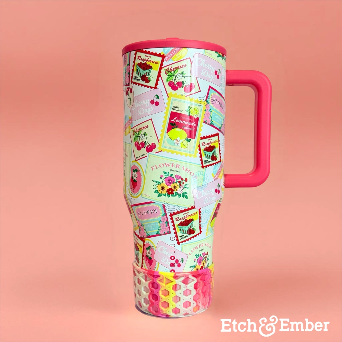 Strawberry Lemonade Waffle Tumbler Boot