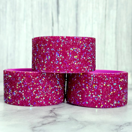 Fuschia Druzy BLING Tumbler Boot