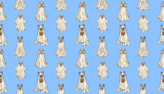 Blue Ghost Dogs Halloween SwagBand
