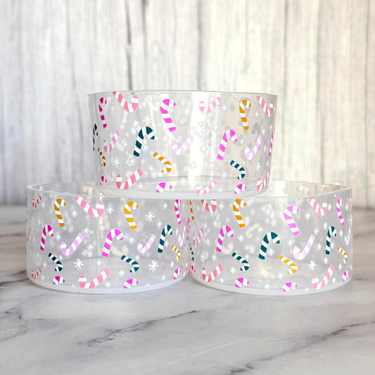 Christmas Candy Canes Tumbler Boot