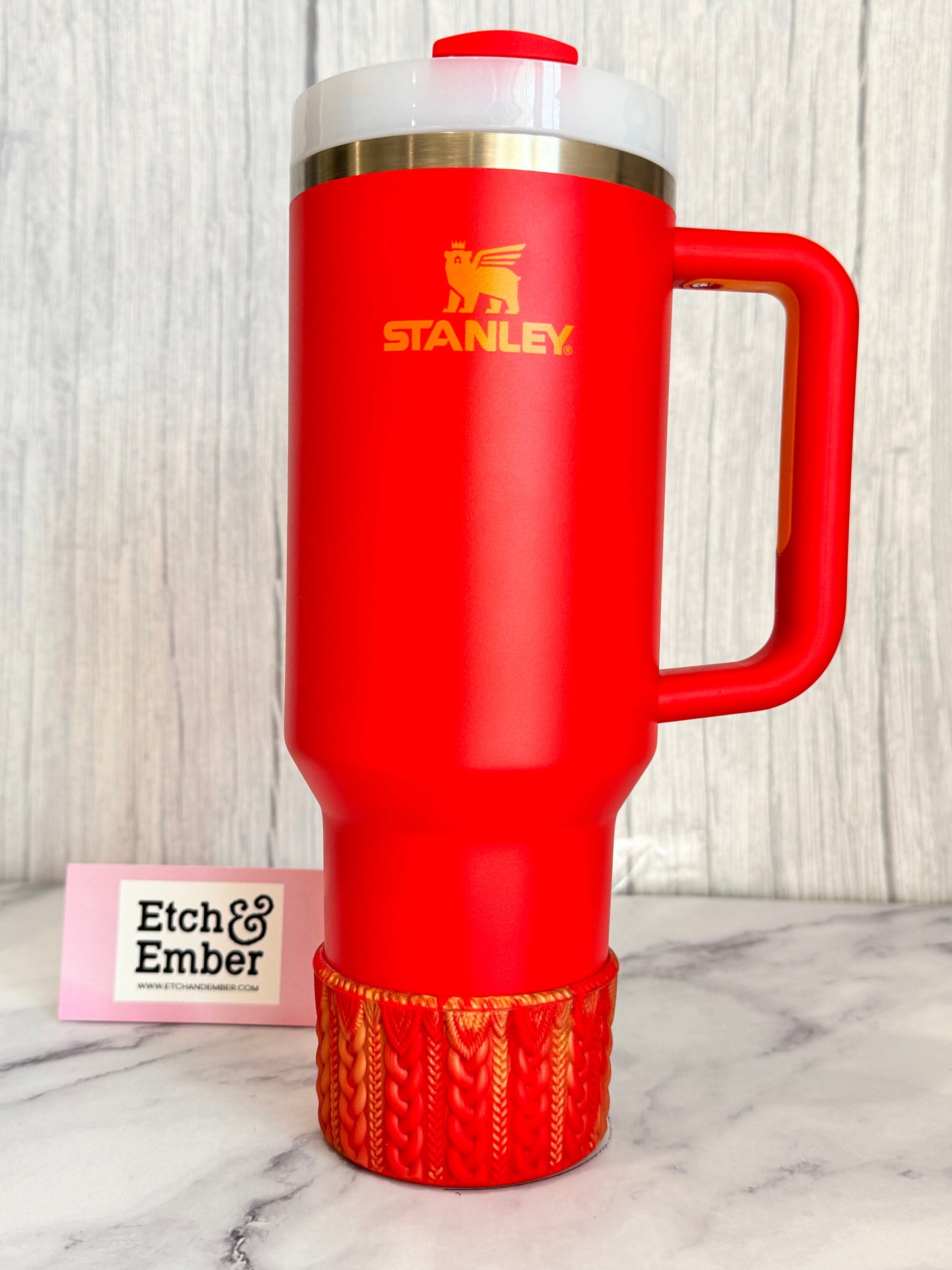 Scarlet & Gold MACRAME Tumbler Boot