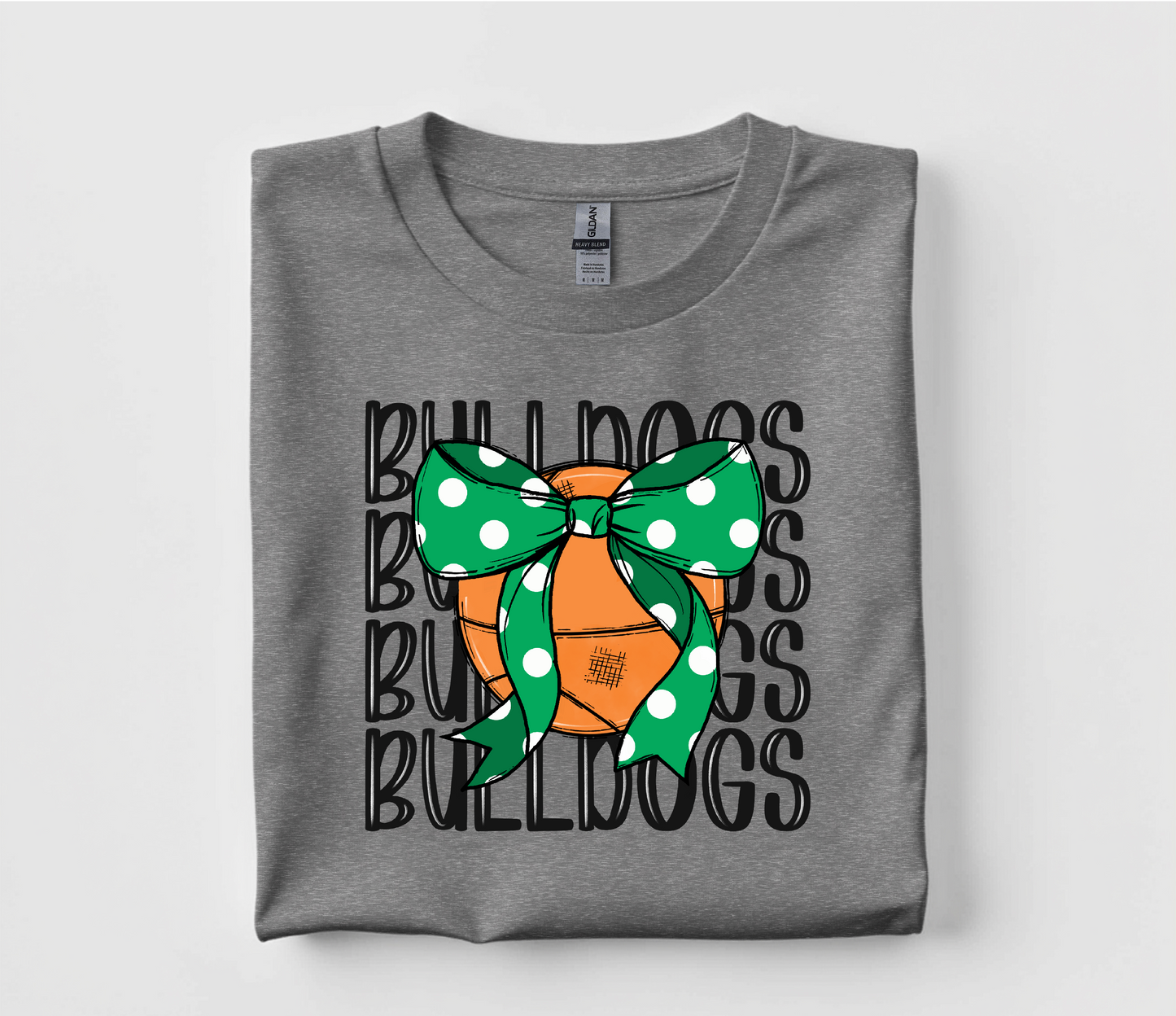 Holtville Bulldogs Coquette Basketball Long Sleeve T Shirt