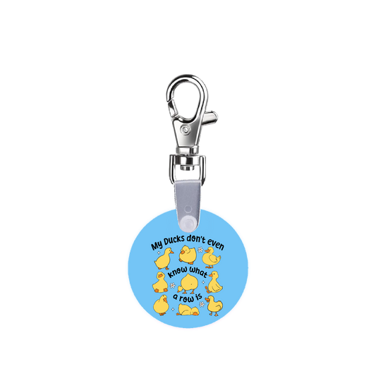 My Ducks Don’t Know What A Row Is Smart CodeClip Keychain
