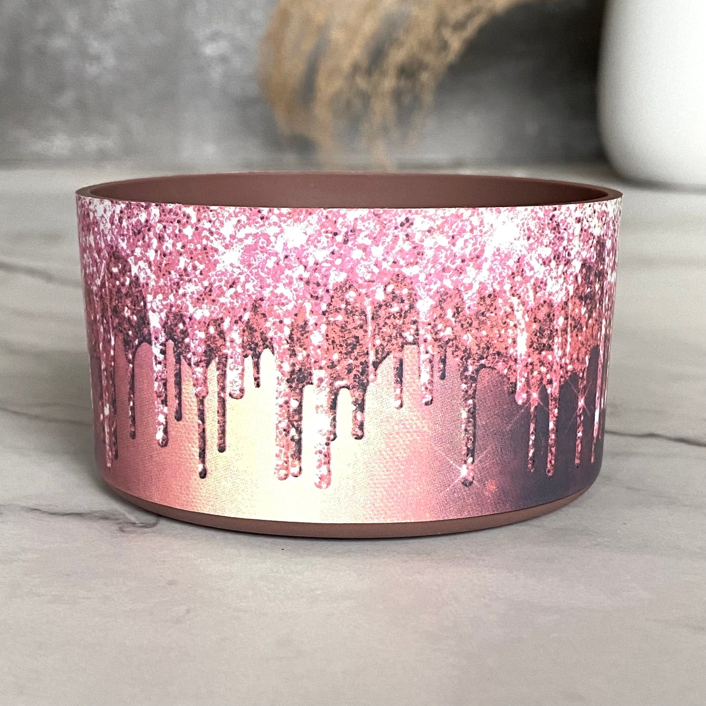 PINK GLITTER DRIP Tumbler Boot  NEW!
