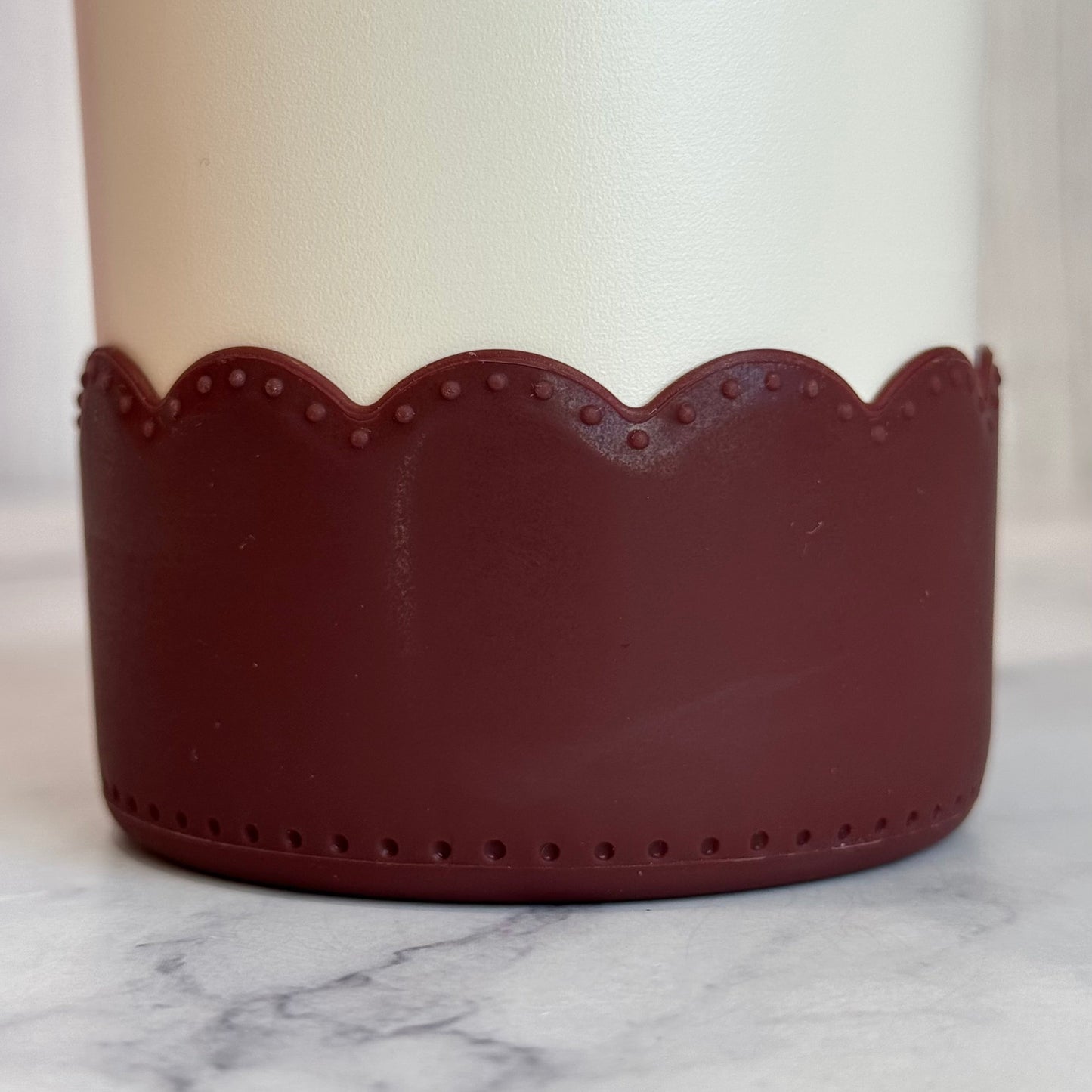 Cabernet Scallop Tumbler Boot