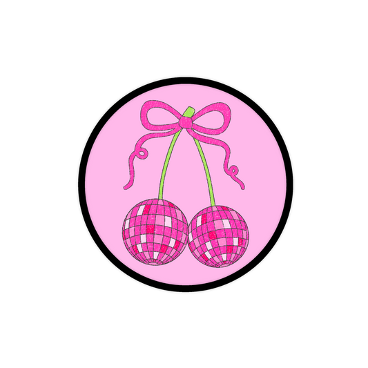 Cherry Disco Round Coquette GlamClip