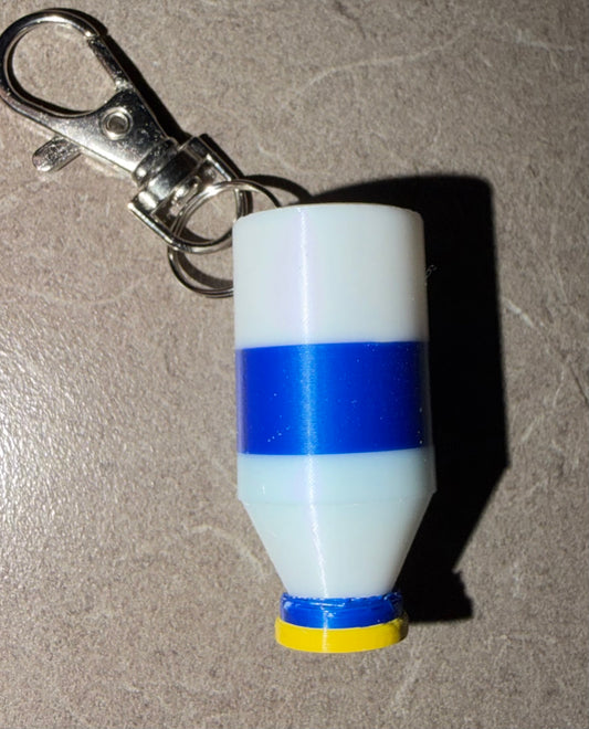 Propofol Sedation Medication Bottle Badge Reel Charm Key Chain
