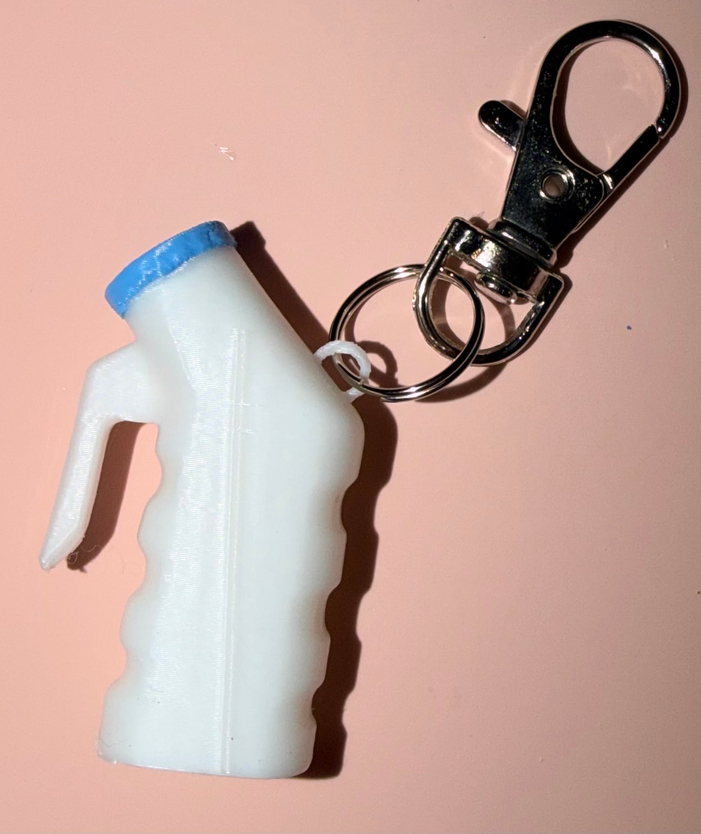 Urinal Badge Reel Charm Key Chain