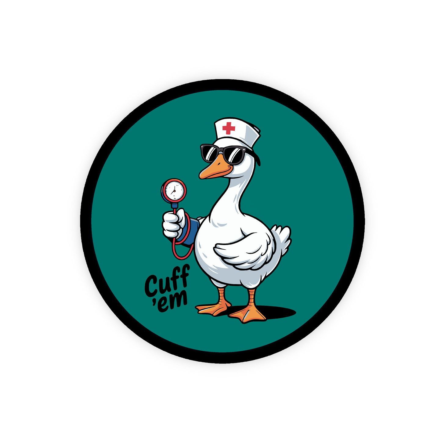 Silly Goose Cuff Em Smart Codeclip  Button