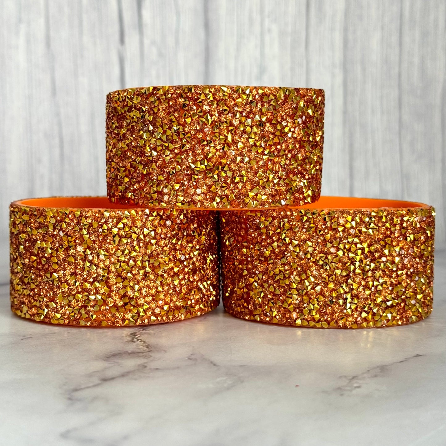 Pumpkin Spice Druzy BLING Tumbler Boot