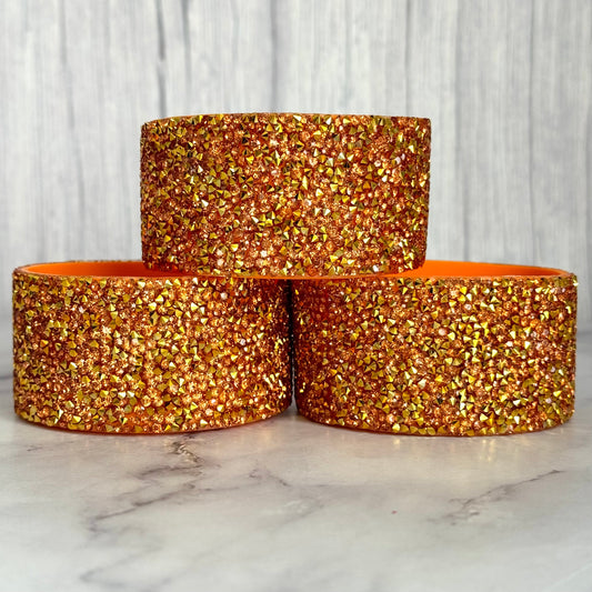 Pumpkin Spice Druzy BLING Tumbler Boot