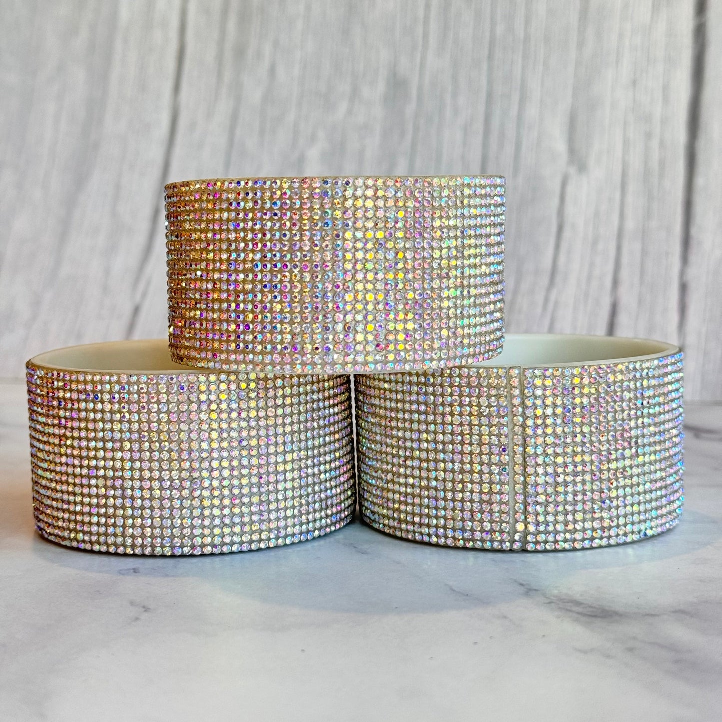 WHITE DIAMOND BLING Tumbler Boot