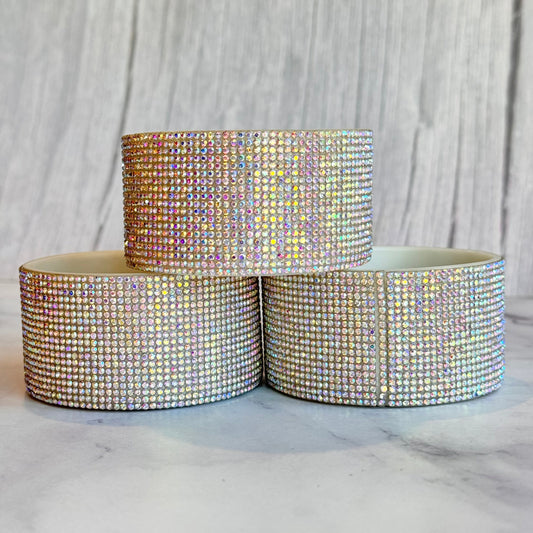 WHITE DIAMOND BLING Tumbler Boot