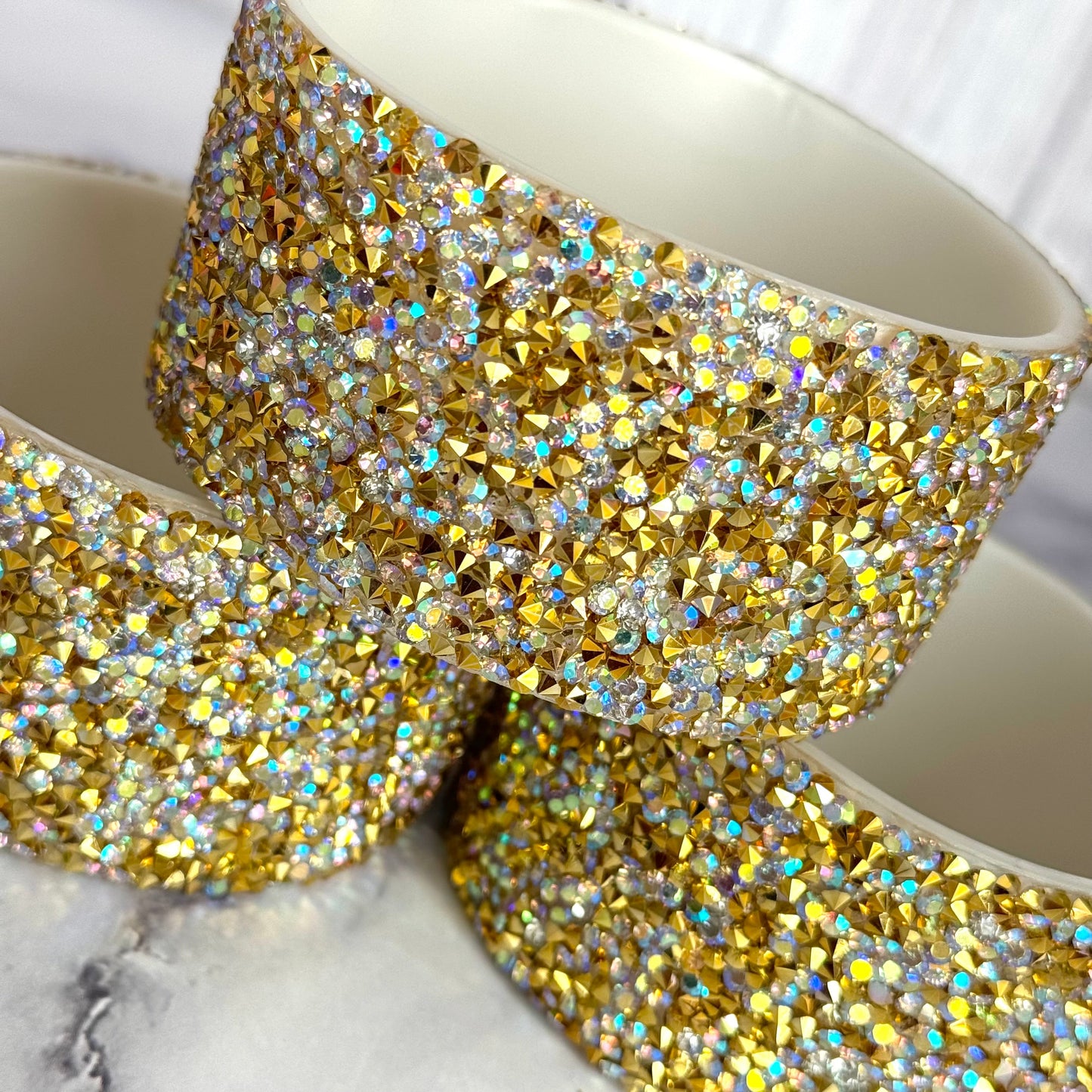 Ice Gold Druzy BLING Tumbler Boot