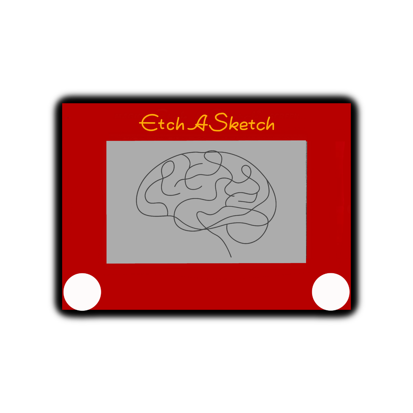 Brain Etch A Sketch GlamClip